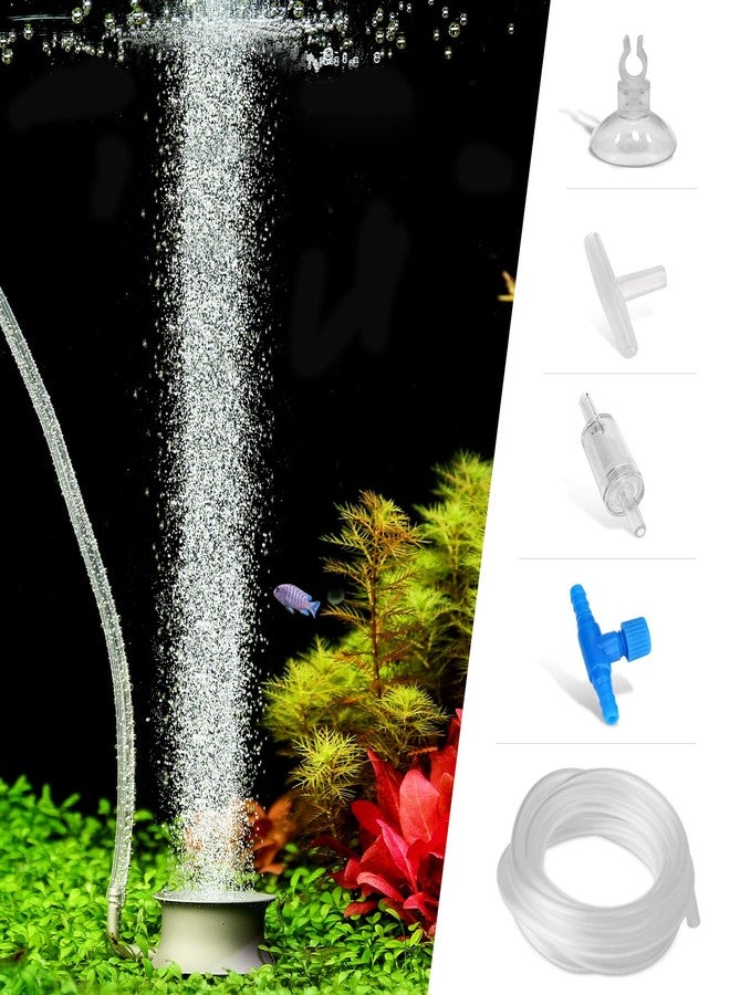 هايغر مجموعة أحجار تهوية لأحواض السمك من هيجر، فقاعات نانو صغيرة، هادئة، عالية الأكسجين المذاب، حجر تهوية لأحواض السمك، مصنوع من الفولاذ المقاوم للصدأ، مناسب لأحواض السمك والزراعة المائية - 1.4 بوصة - Image 1